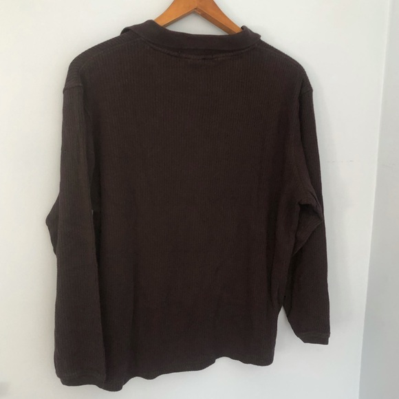 Perry Ellis | Quarter Button Down Sweater - Picture 6 of 6